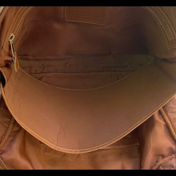 Coach brown leather soft briefcase - Picture 8 of 9